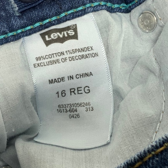 Girl's Levi's Skinny Jeans - Size 16 - Picture 13 of 14